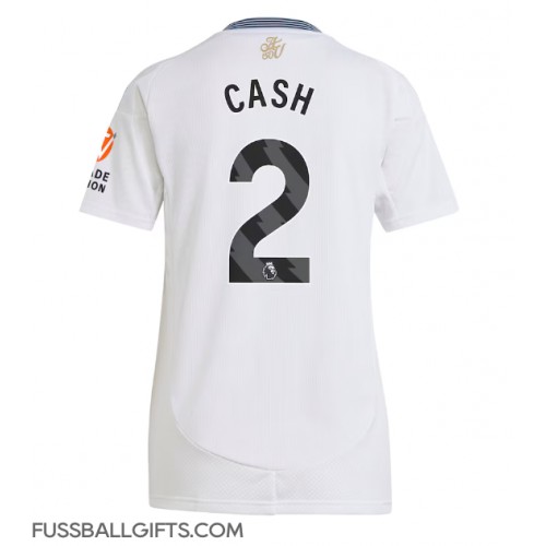 Aston Villa Matty Cash #2 Fußballbekleidung Auswärtstrikot Damen 2024-25 Kurzarm